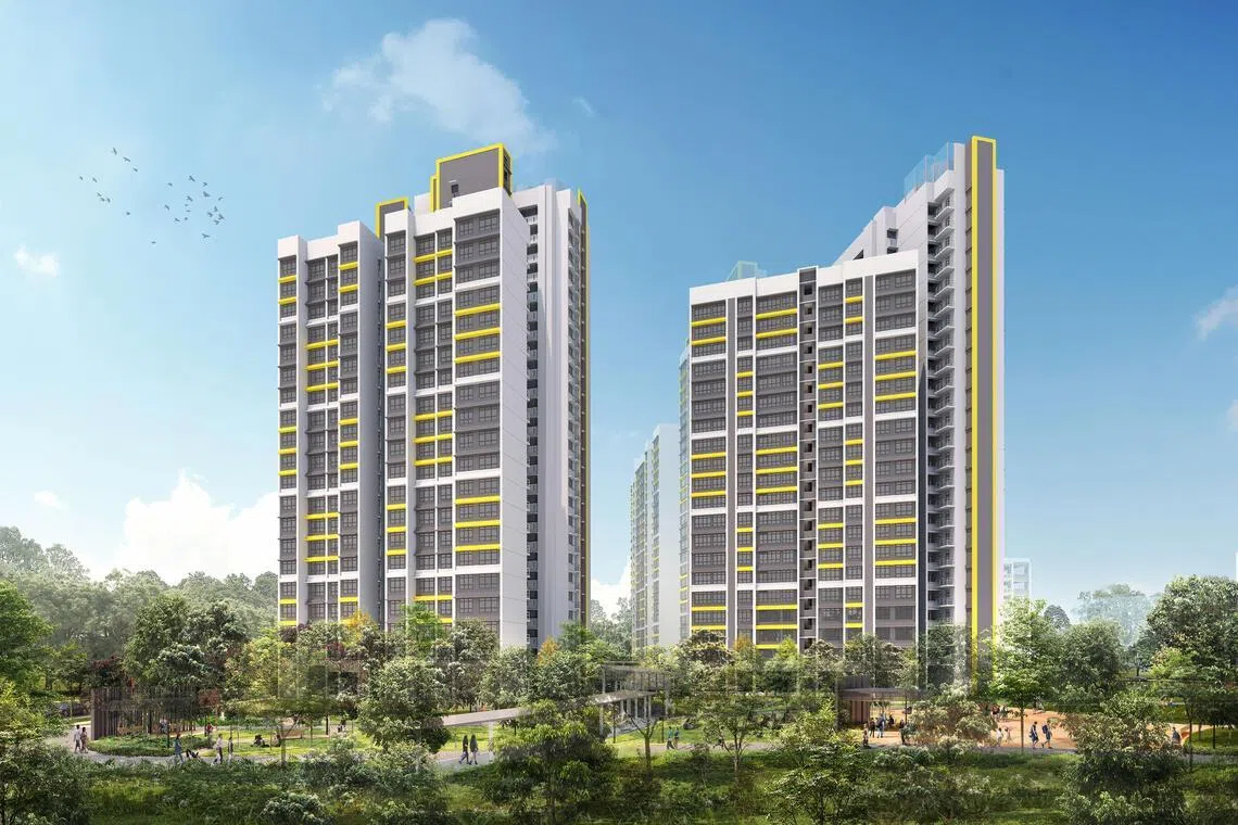 图为Sembawang Deck构想图。（建屋发展局提供）
