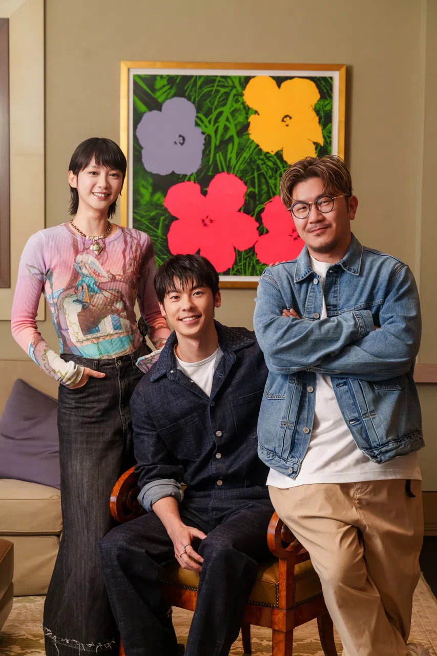 袁澧林（左起）、许光汉和导演龚兆平来新畅聊《他年她日》。（嘉华院线提供）