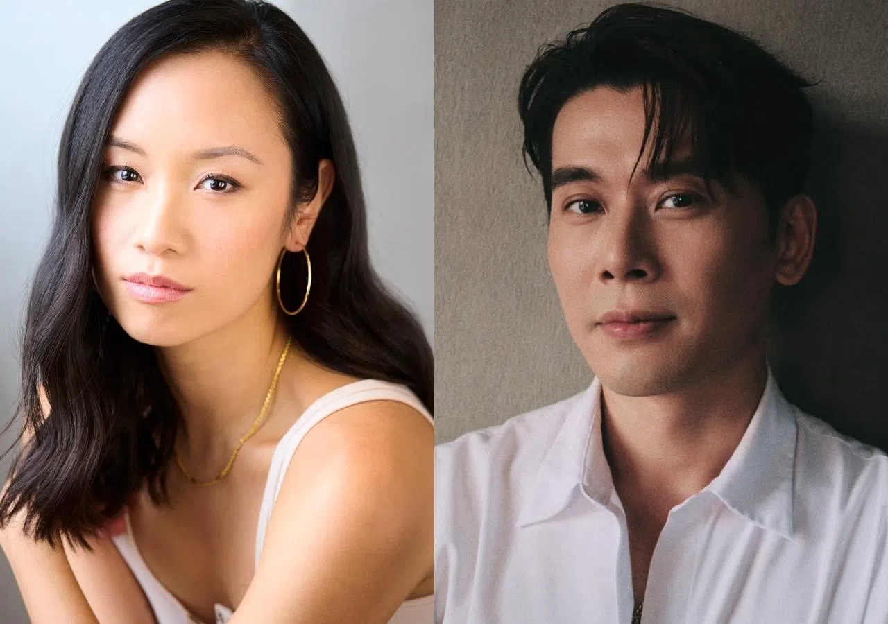 两名加拿大华裔演员黄嘉瑜（左图）和陈延树是片中要角。（David Leyes、Adrian Nguyen提供）