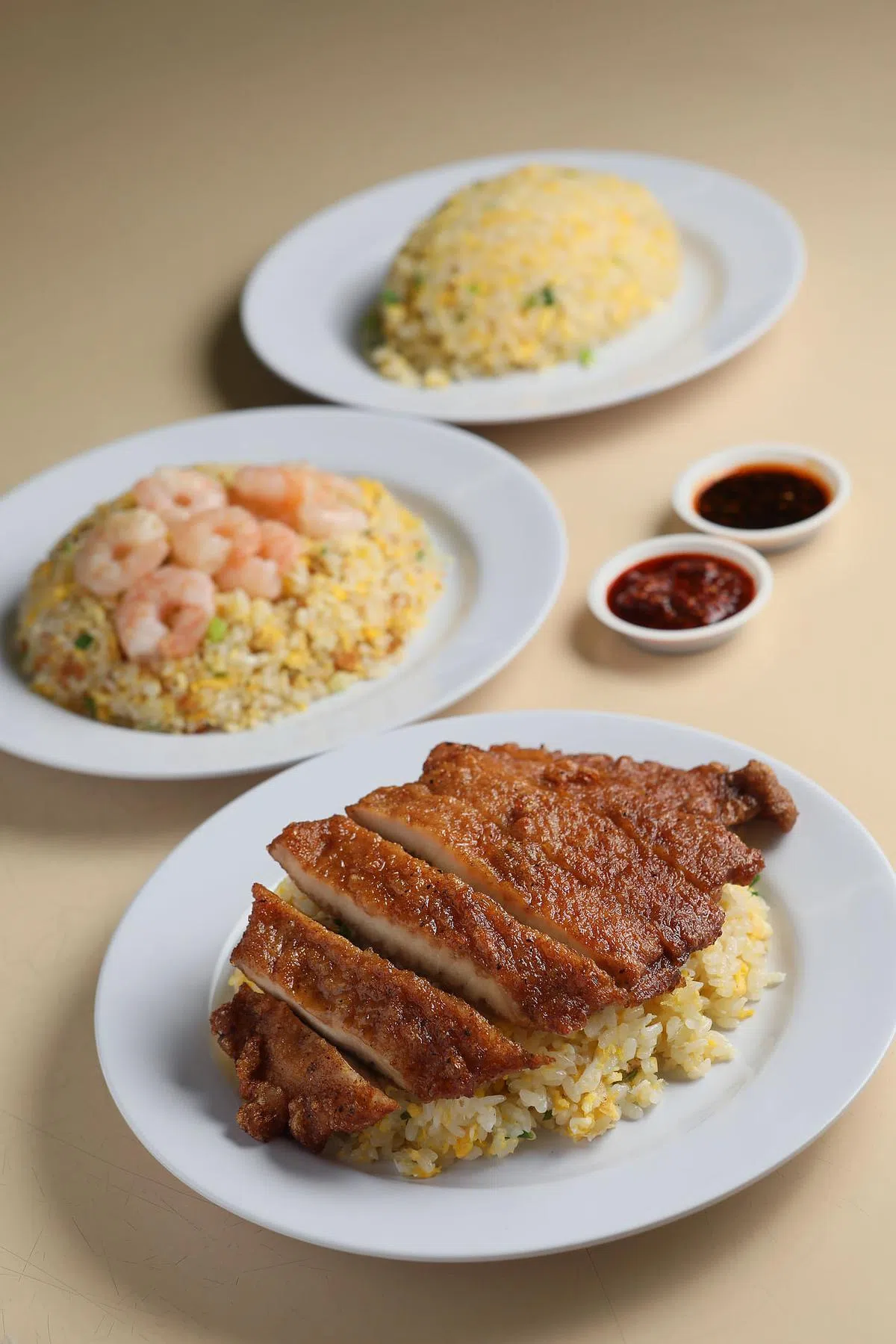 今年蛋炒饭的小贩美食热度高。（档案照）