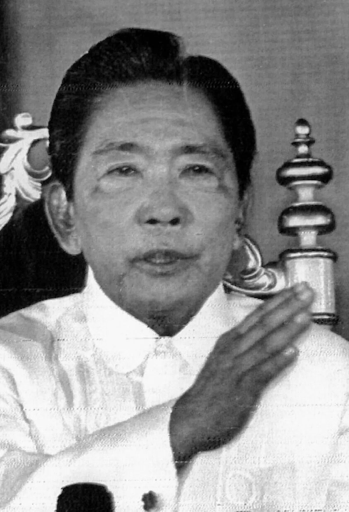 菲律宾前独裁领袖费迪南德·马可斯（Ferdinand Marcos）。（档案照）