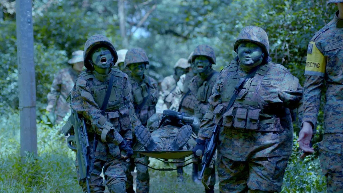 梁志强执导的本地电影《女兵外传》排名第10。（mm2提供）