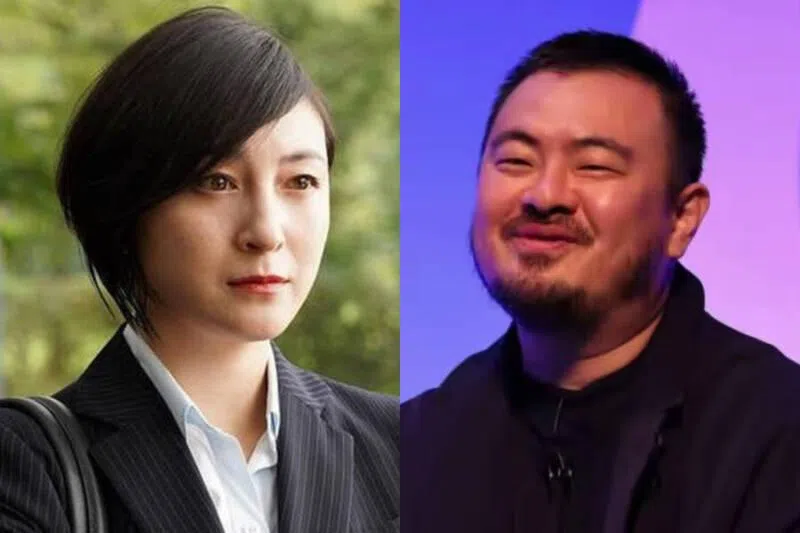 广末凉子（左）三年前与米其林名厨鸟羽周作闹婚外情，导致两人事业翻车。（互联网）