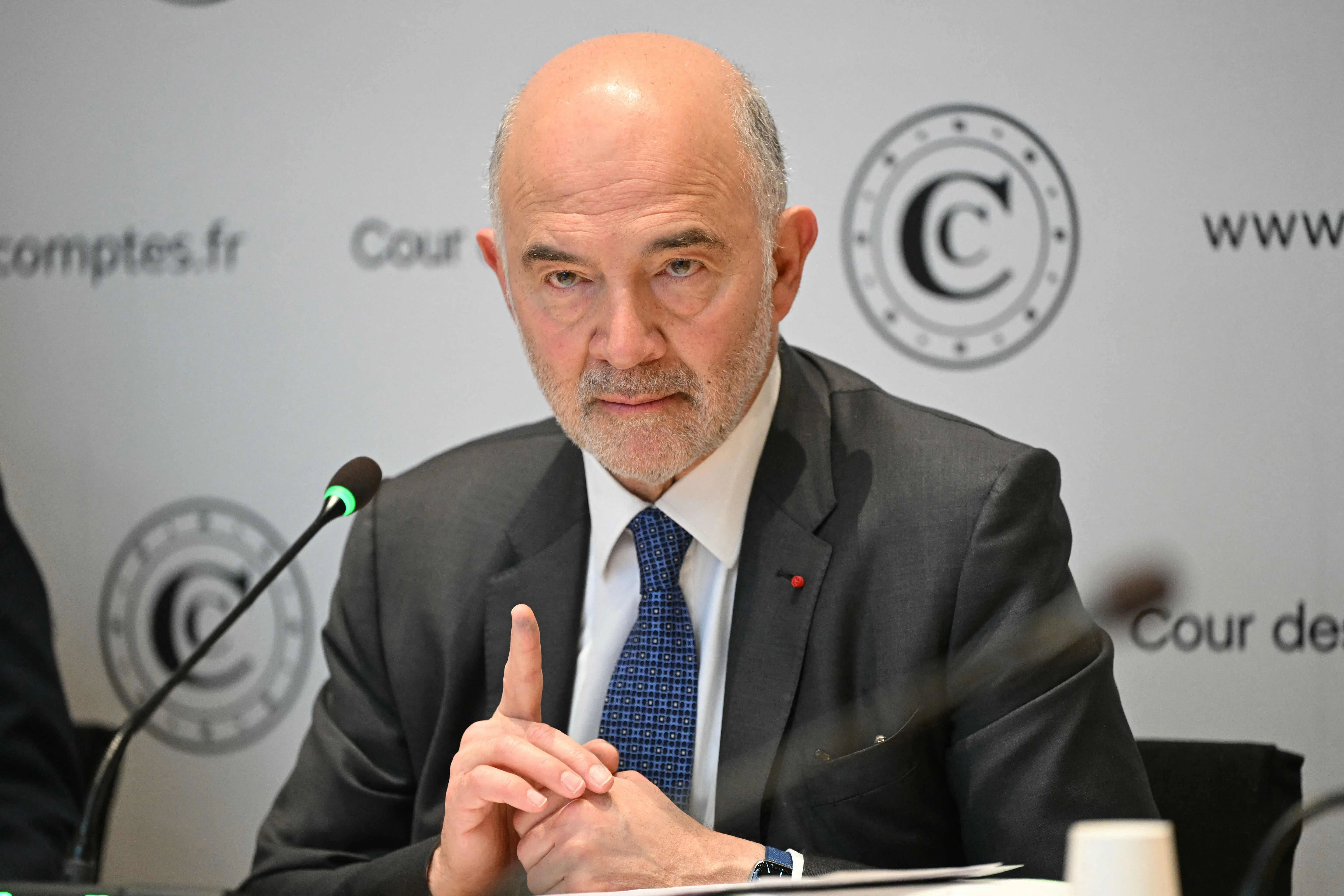 公共审计院院长莫斯科维奇（Pierre Moscovici）。（法新社档案照片）
