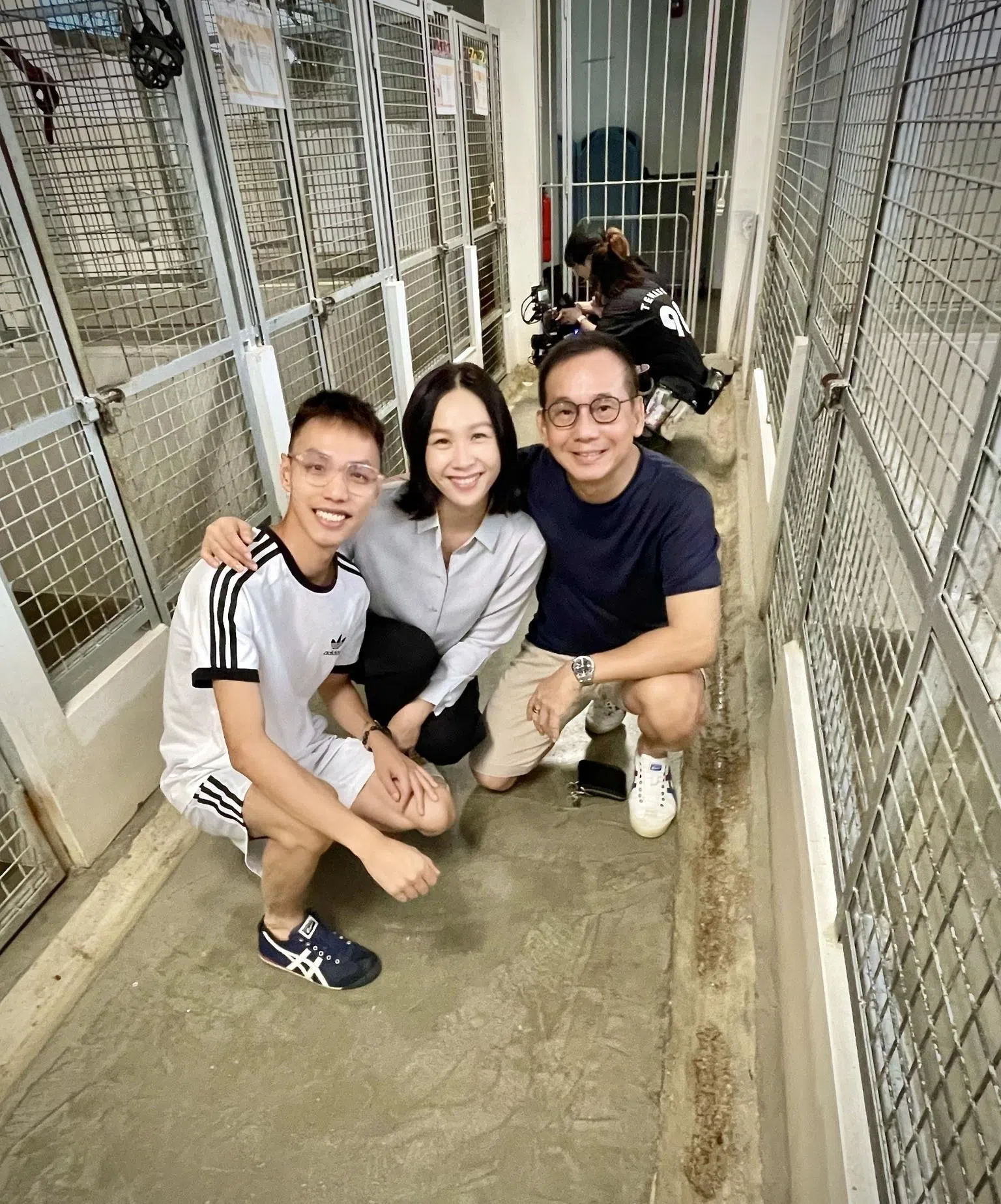 导演李旻翰（左起）和雅慧在本地电影人云晖翔的牵线下结缘合作。（档案照）
