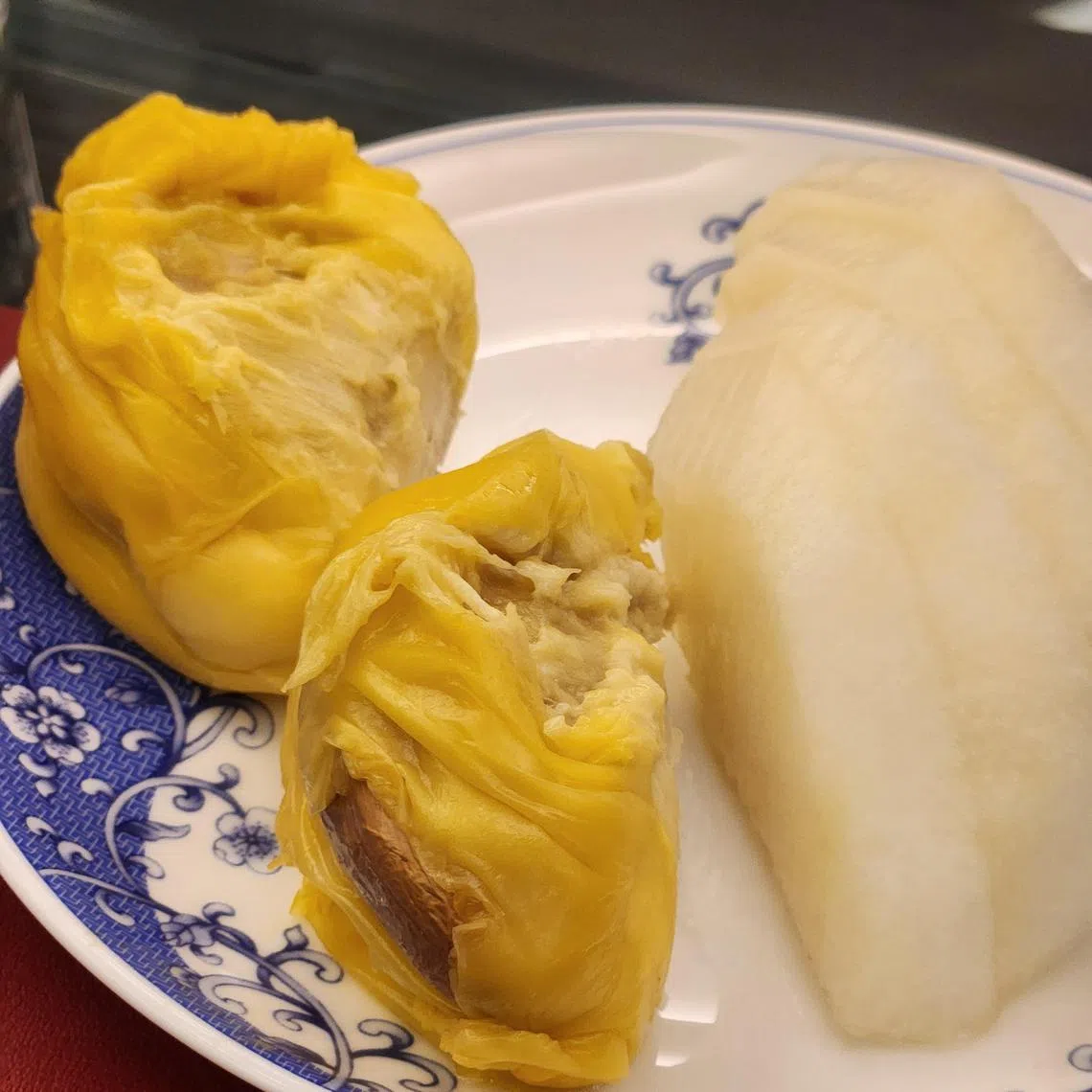 猫山王榴梿和蜜瓜，甜得精彩。（陈爱薇摄）