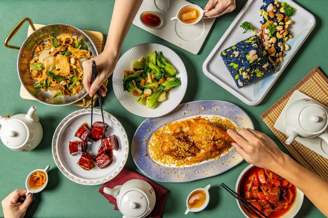 “尚一汤”售卖多款冷热菜肴，为食客提供丰盛完整一餐。（餐馆提供）