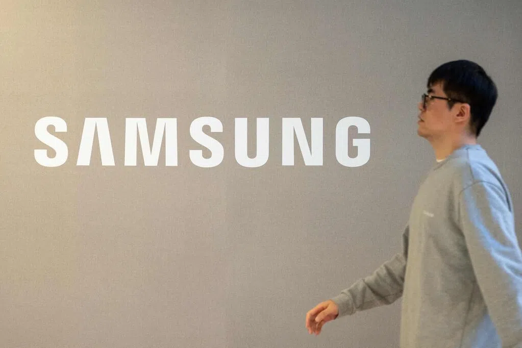 South Korean technology giant Samsung Electronics is reportedly withdrawing from parts of Hong Kong’s home appliance market after pulling out of mainland China in May. A man walks past a Samsung logo at a shopping mall in the Samsung Electronics Seocho building in Seoul, South Korea.