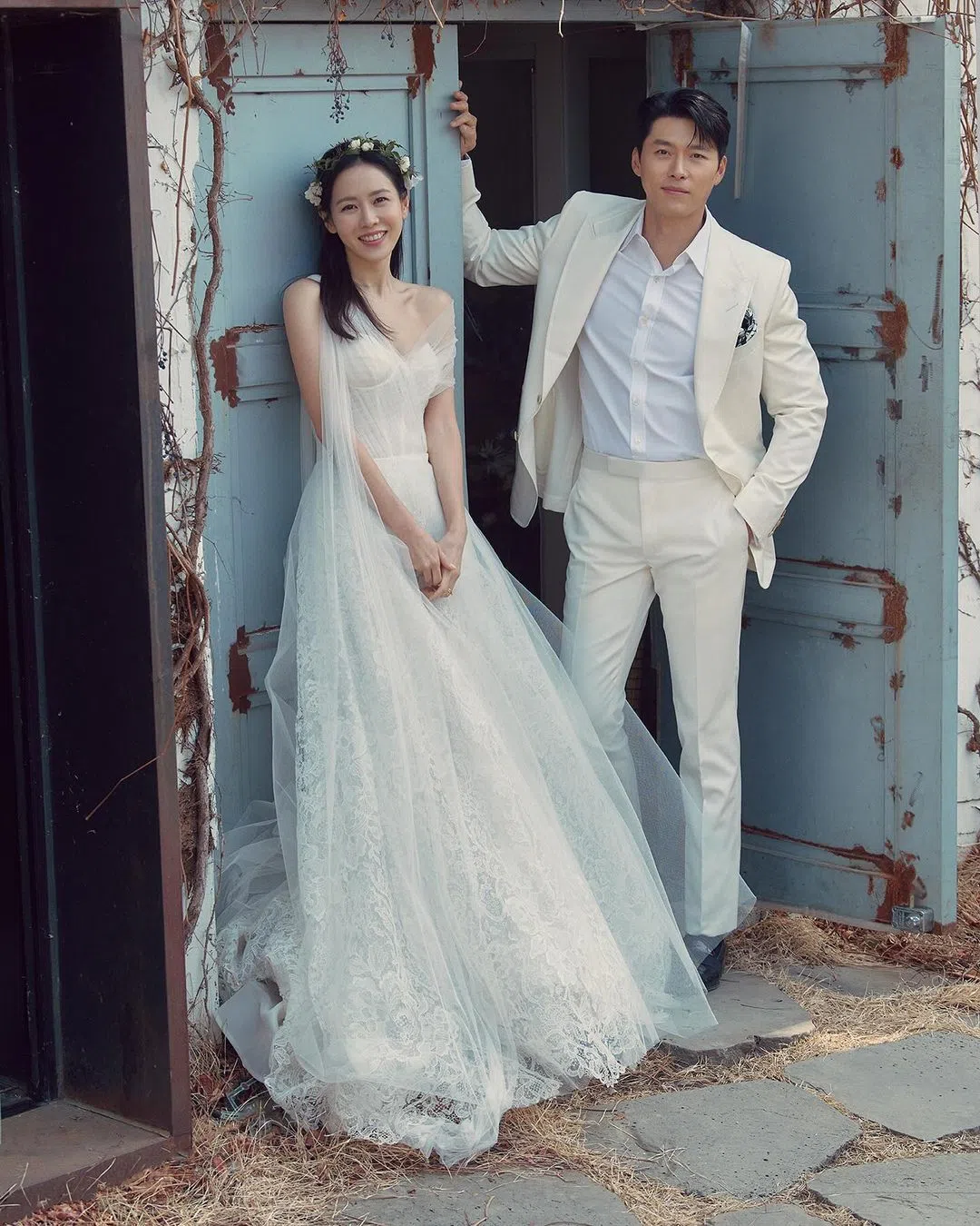 孙艺真与玄彬合作韩剧《爱的迫降》后擦出爱火，2022年结婚。（取自孙艺真IG）