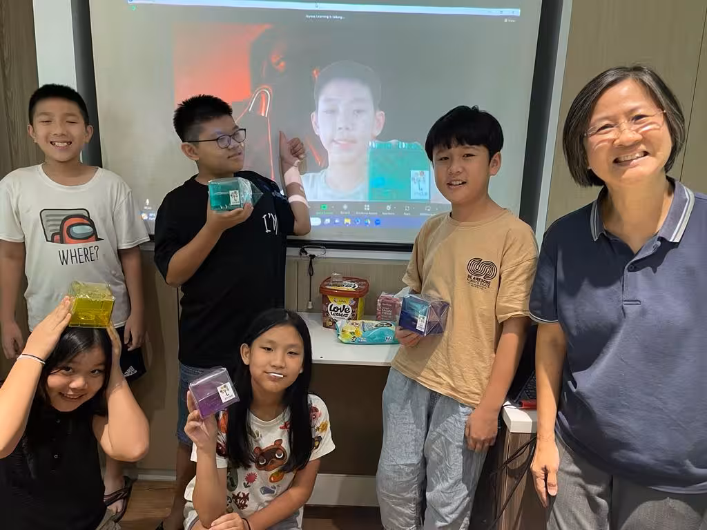 Happy students at Joyous Learning