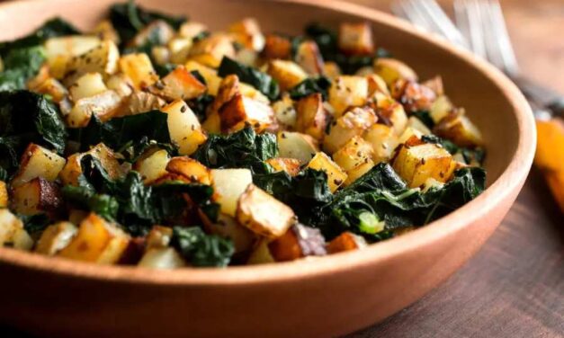 Gluten-Free Sautéed Potatoes With Black Kale and Nigella Recipe