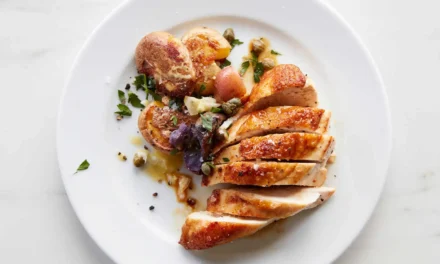 Seared Chicken Breast With Potatoes and Capers