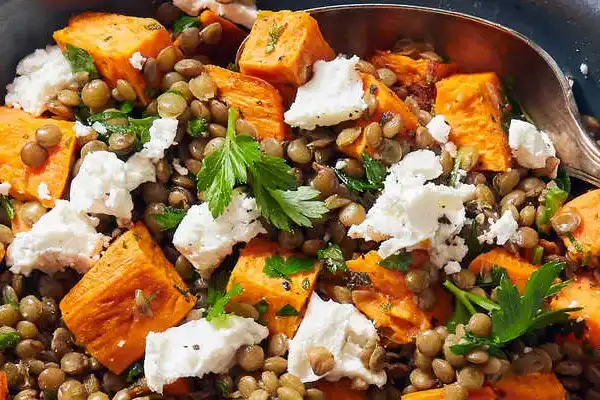 Gluten-Free Brown Butter Lentil and Sweet Potato Salad: A Hearty and Nutritious Meal