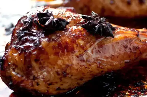 Gluten-Free Roasted Turkey Drumsticks with Star Anise and Soy Sauce