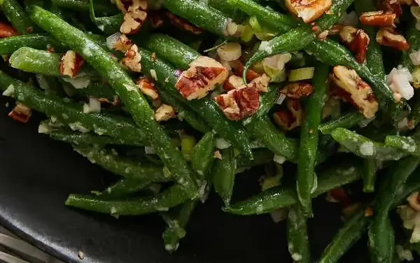 Green Bean Salad with Hot Mustard Dressing