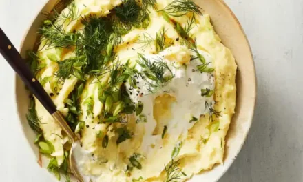 Herby Mashed Potatoes With Labneh