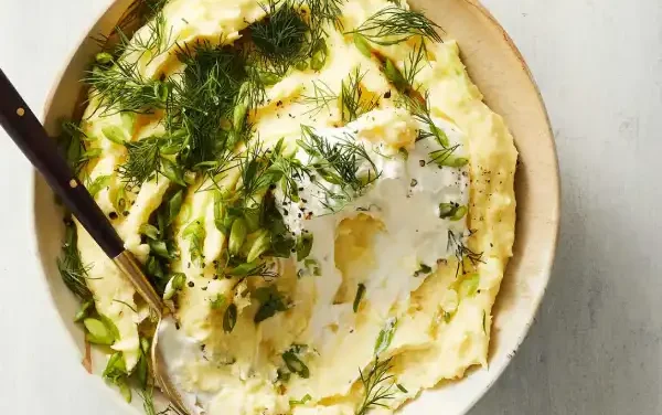 Herby Mashed Potatoes With Labneh