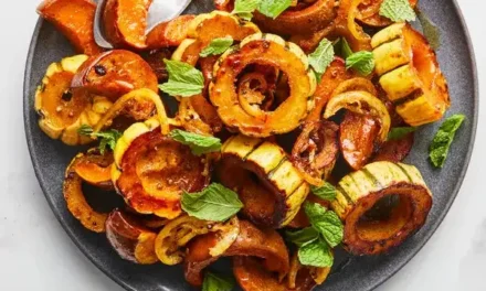 Maple-Roasted Squash With Charred Lemon