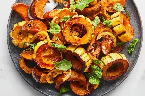 Maple-Roasted Squash With Charred Lemon