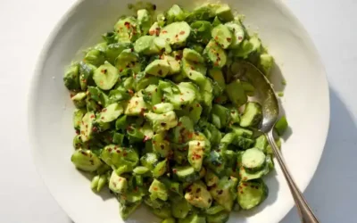 Gluten-Free Cucumber-Avocado Salad With Fresh Herbs