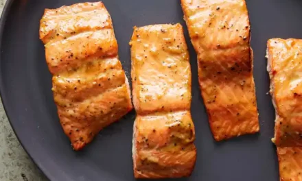 Gluten-Free Roasted Salmon Glazed With Brown Sugar and Mustard