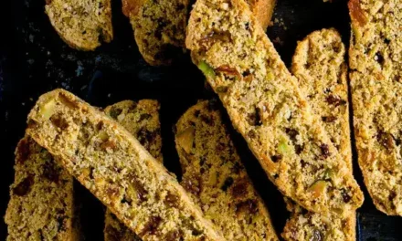 Gluten-Free Raisin Pistachio Biscotti