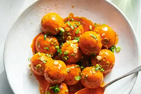 Gluten-Free Buffalo Chicken Meatballs