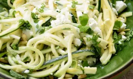 Gluten-Free Lemony Zucchini Slaw